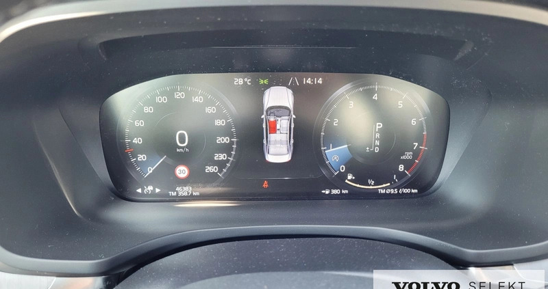 Volvo S60 cena 146900 przebieg: 46000, rok produkcji 2020 z Biały Bór małe 436